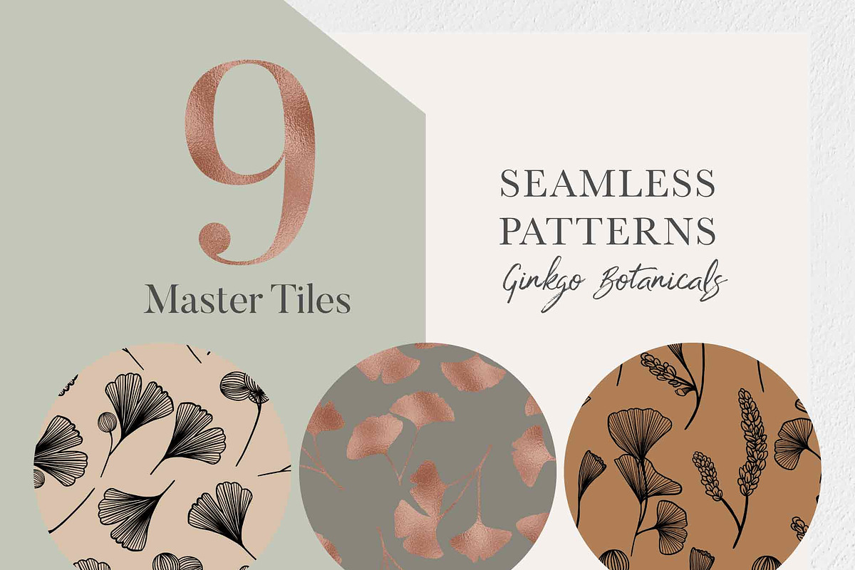 Ginkgo Botanicals - Florals & Leaves, an Illustration by Momo Studio (Photo 11 of 13)