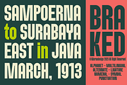 Braked - A Family Sans Condensed, a Sans Serif Font by Marvadesign (Thumbnail 2 of 8)