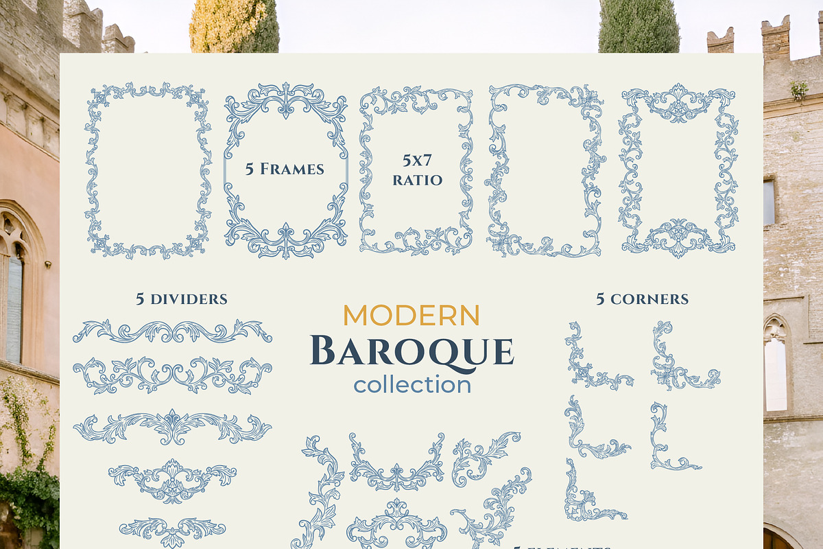 Modern Baroque Collection, an Object Graphic by AnnArt (Photo 2 of 8)