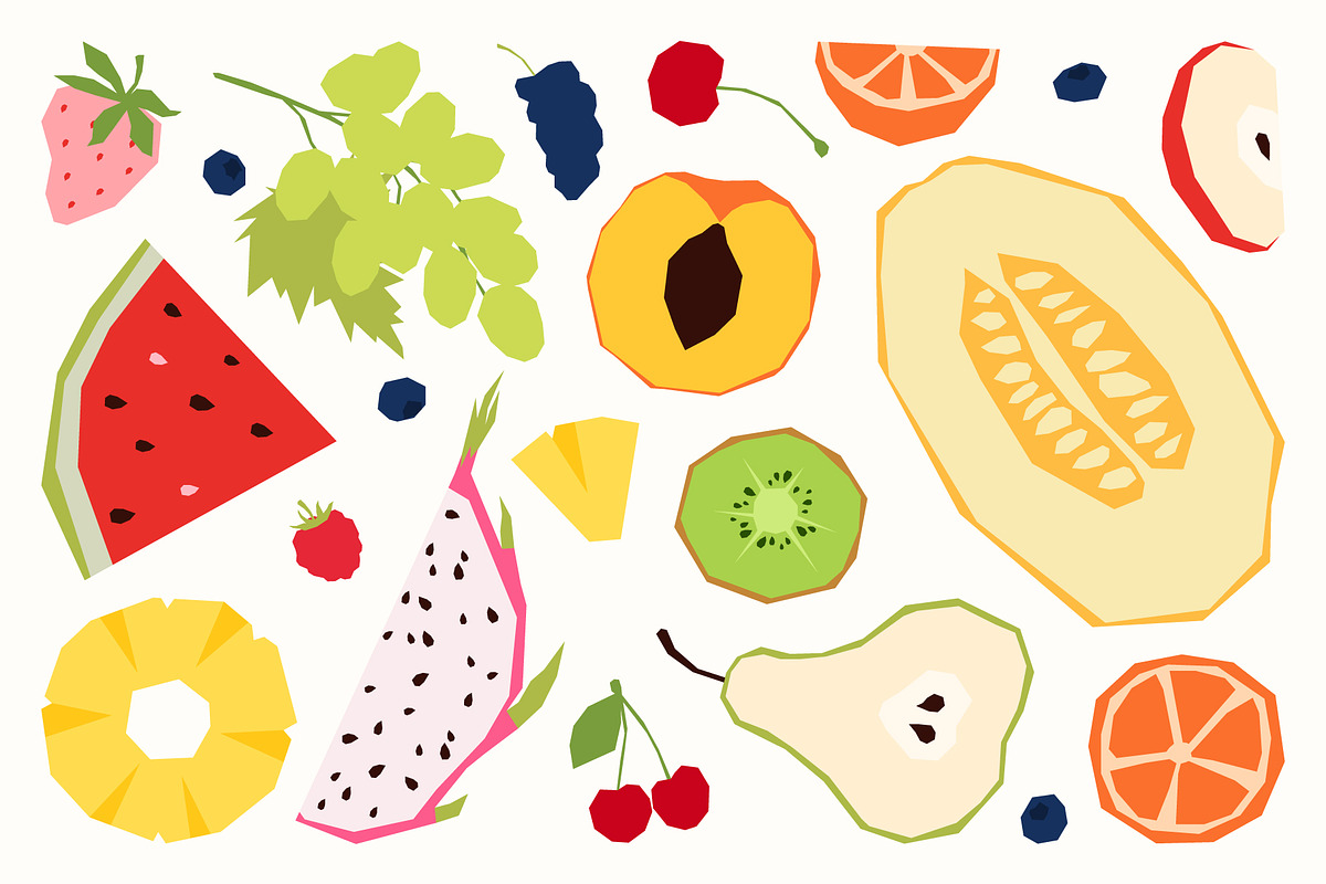 Summer fruit, a Food Illustration by Andrey Yaroslavtsev (Photo 2 of 9)