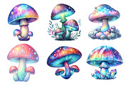 Mushroom Holographic Clipart, an Icon by Daily.Designs (Thumbnail 5 of 6)