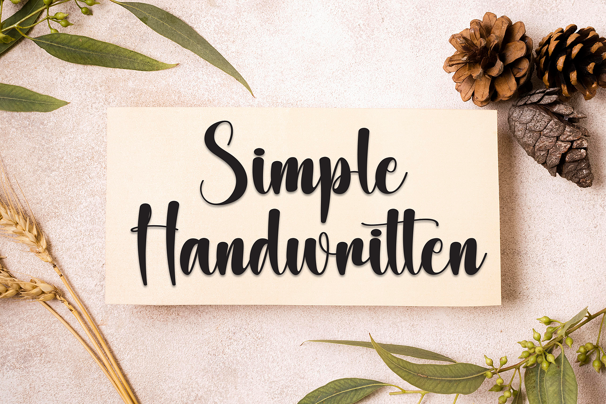 Boat Banana | Script Font, a Handwritten Font by Scratchones (Photo 5 of 8)