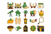 Islamic Ramadan Kareem Vector Pack, a Seasonal Illustration by Perucha studio (Thumbnail 3 of 4)