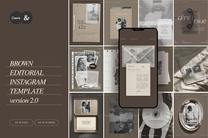 Nude Quiet Luxury Instagram Template