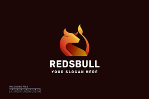 Bull Gradient Colorful Style Logo, a Branding & Logo Template by yuanesei