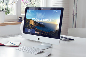 Yoga Retreat - Landing Page Template