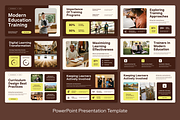 Brown Yellow Education Training, a Presentation Template by Sixtemp (Thumbnail 2 of 3)