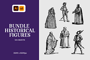 Bundle Historical Figures, a Person Illustration by PopotLane (Thumbnail 1 of 5)