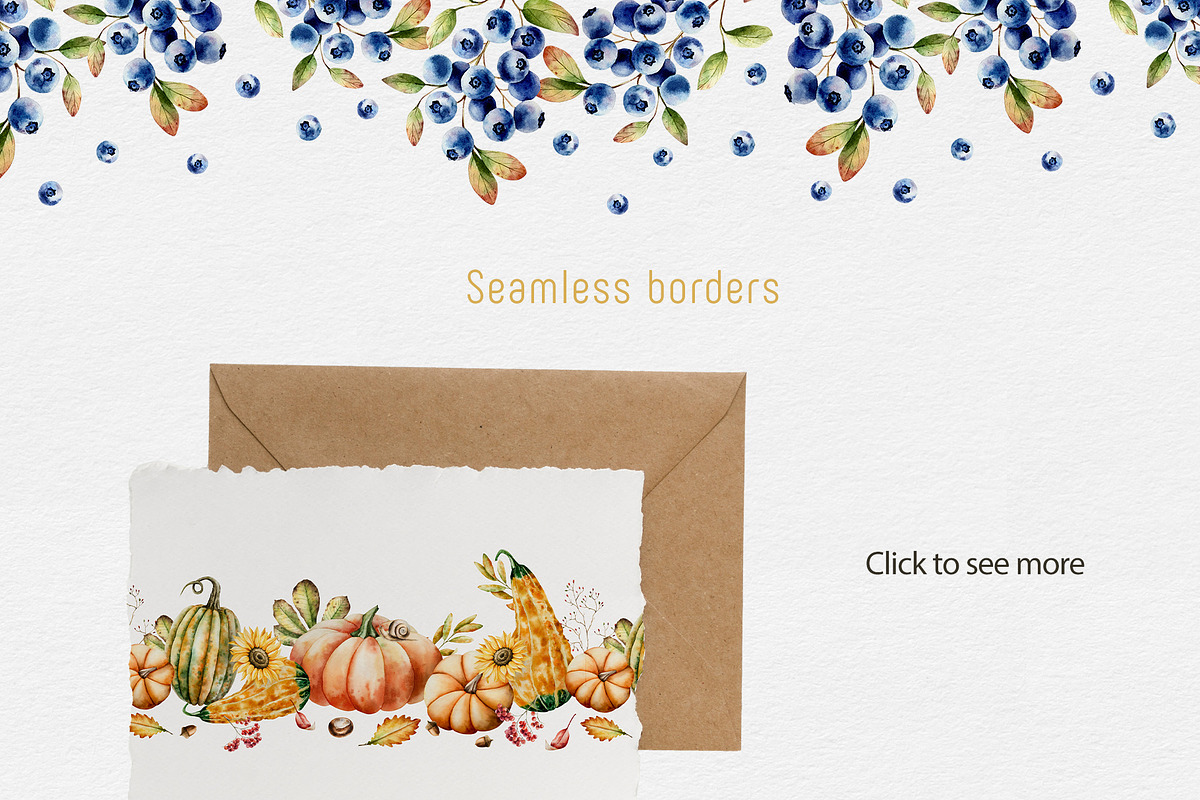COSY AUTUMN - Watercolor collection, a Seasonal Illustration by Navenzeles (Photo 8 of 14)