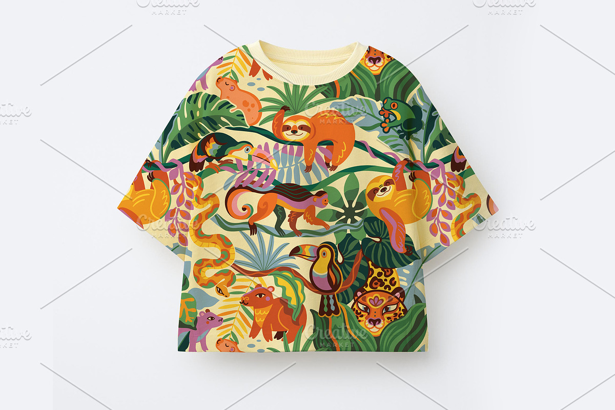 WILD JUNGLE, a Pattern Graphic by PenguinHouse (Photo 5 of 9)