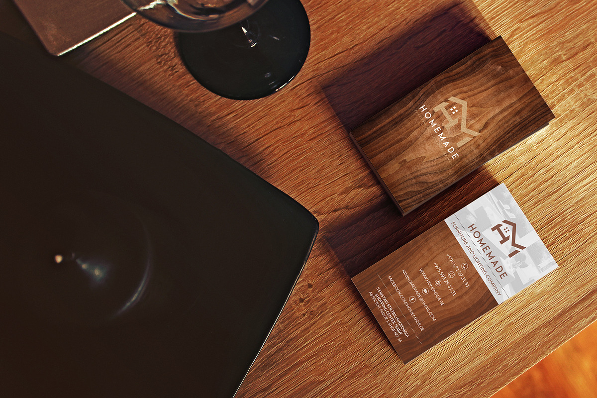 Wooden Business Card Pack [Vertical], a Business Card Template by Nikolozgraphic (Photo 7 of 9)