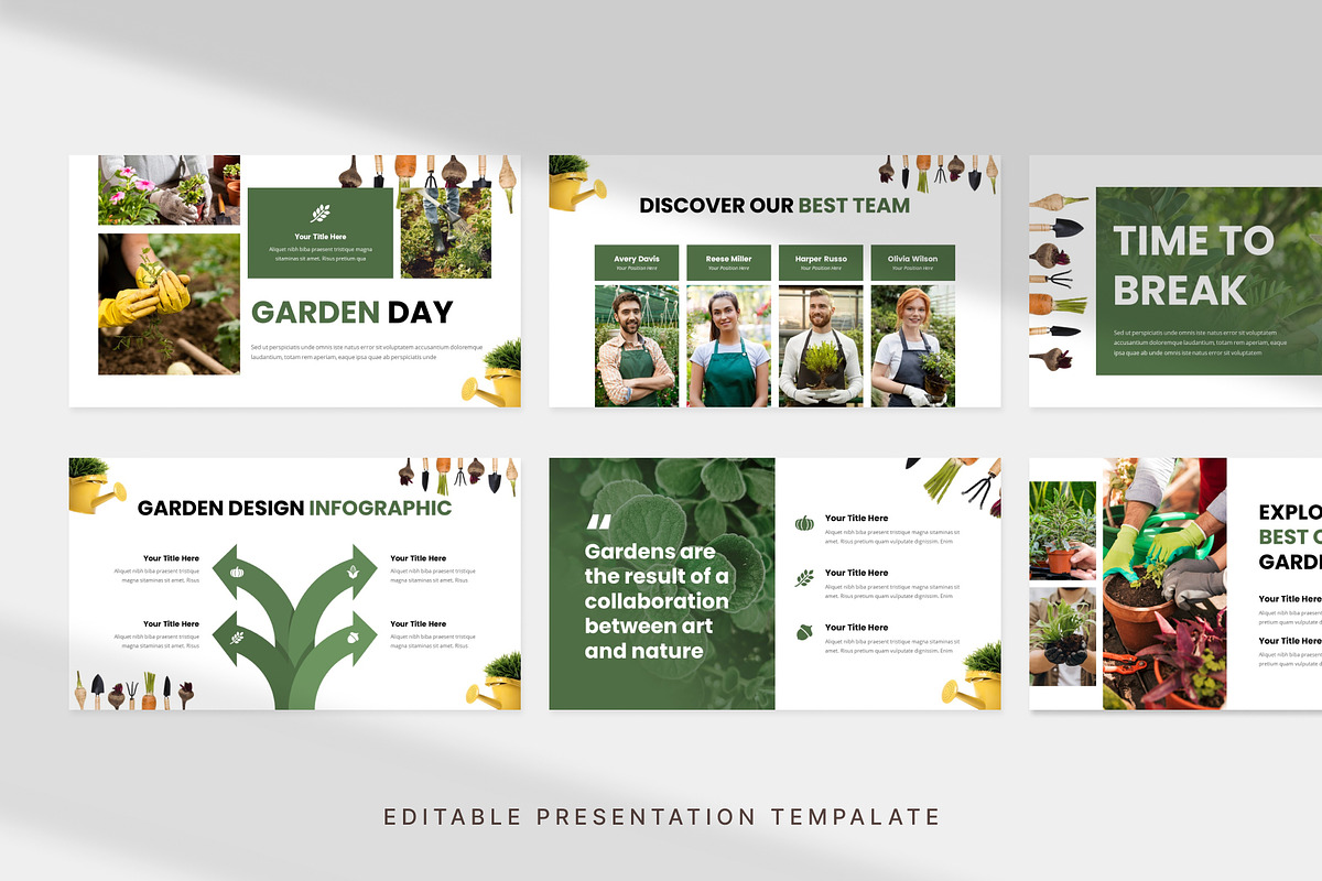 Garden Design Company PowerPoint, a Presentation Template by Digitcase x Wealthwells (Photo 2 of 3)