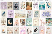INFANT - vintage nursery art posters, a Background Graphic by alenaganzhela (Thumbnail 7 of 8)