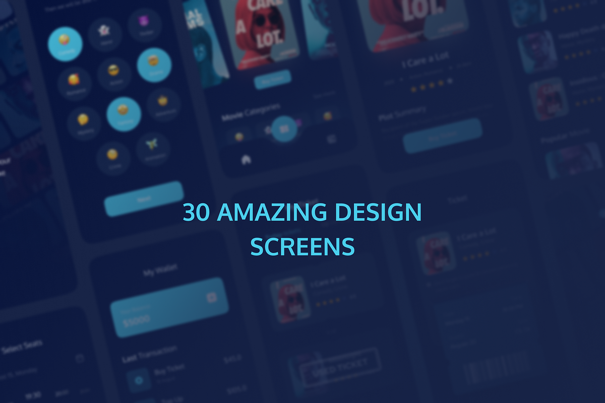 MUPI - Cinema Booking UI KIT, an App Template by Vektora Studio (Photo 6 of 6)