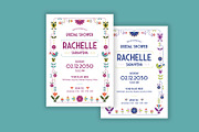 Floral Bridal Shower Invitation, an Invitation Template by Neermana (Thumbnail 4 of 4)