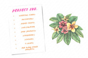 Bright Summer Flower Clipart, an Illustration by Watercolor design (Thumbnail 8 of 11)