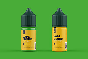 Vape Dropper Bottle Mockup 30ml