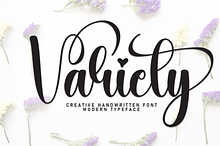 Variety | Script Font