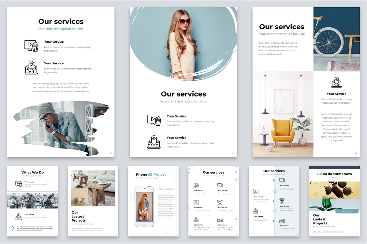 Portal Modern Template Bundle, a Presentation Template by Reshapely (Photo 30 of 36)