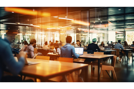 meeting blur corporate business ai, a Background Photo by pikepicture