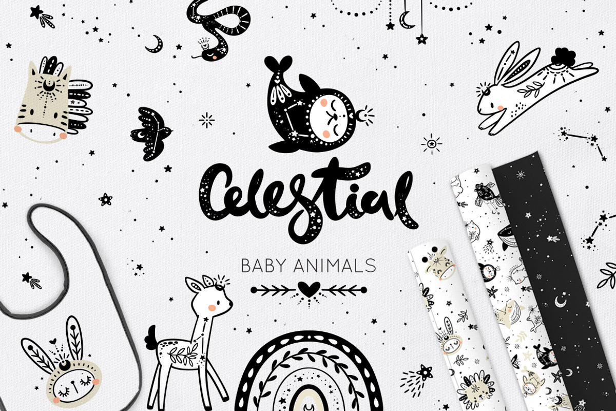 Celestial Baby Animals, an Animal Illustration by Magic & Dreams (Photo 1 of 5)