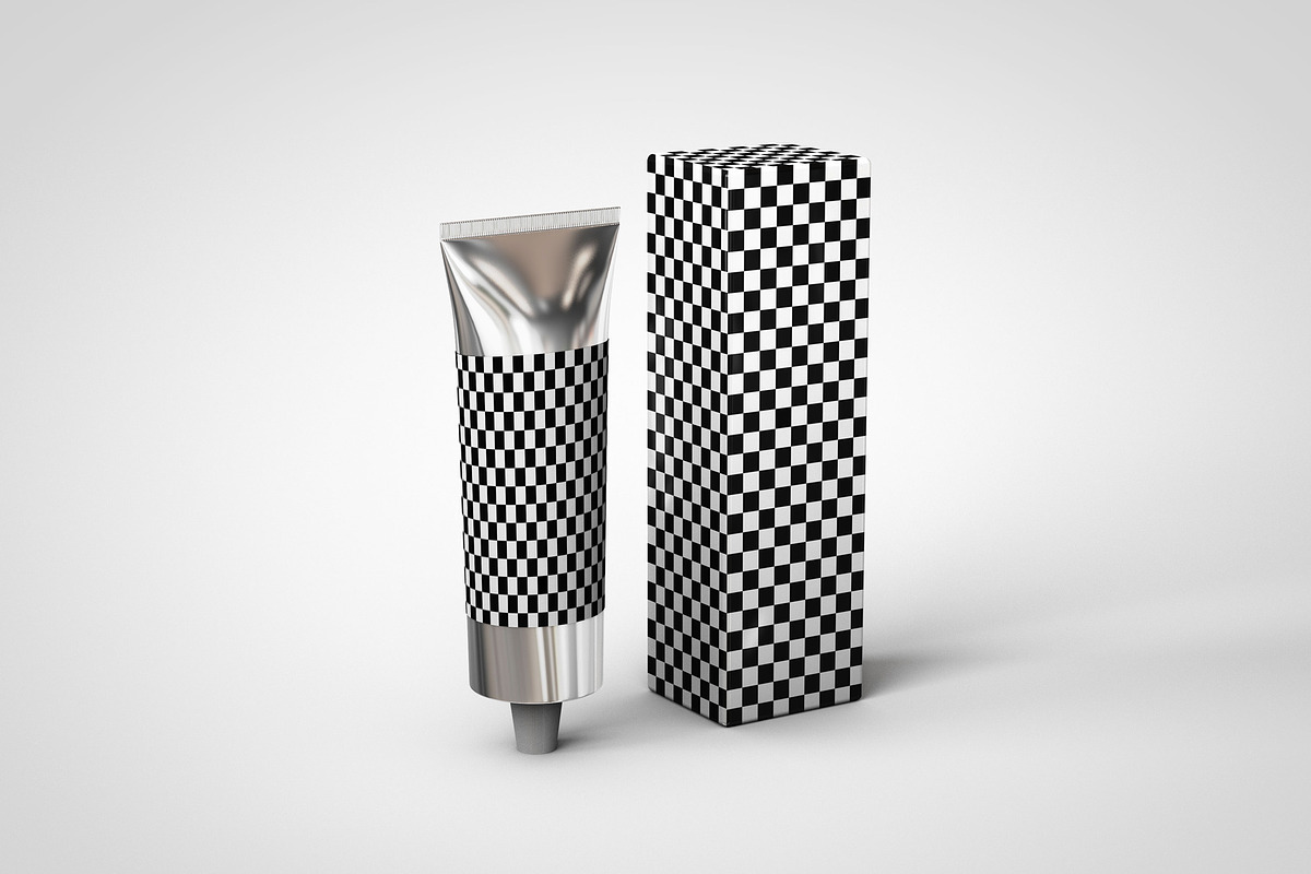 Aluminium Plastic Tube Mock-Up, a Packaging Mockup by TSOBG (Photo 8 of 16)