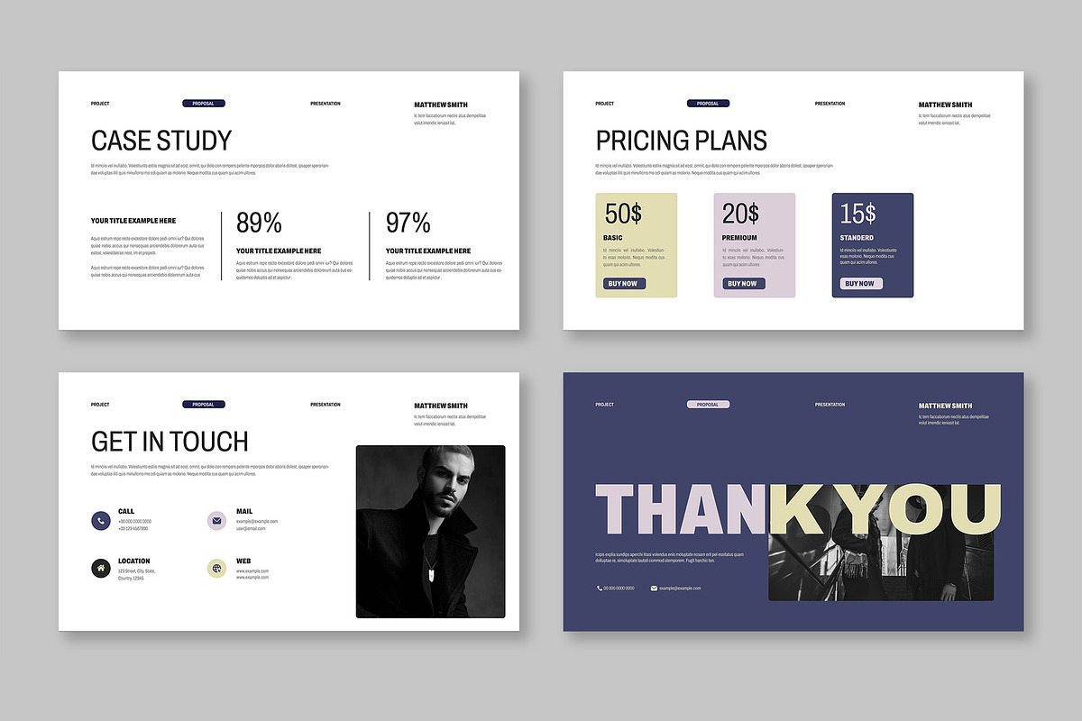 Professional Project Proposal, a Presentation Template by Mighty-Slide (Photo 6 of 6)
