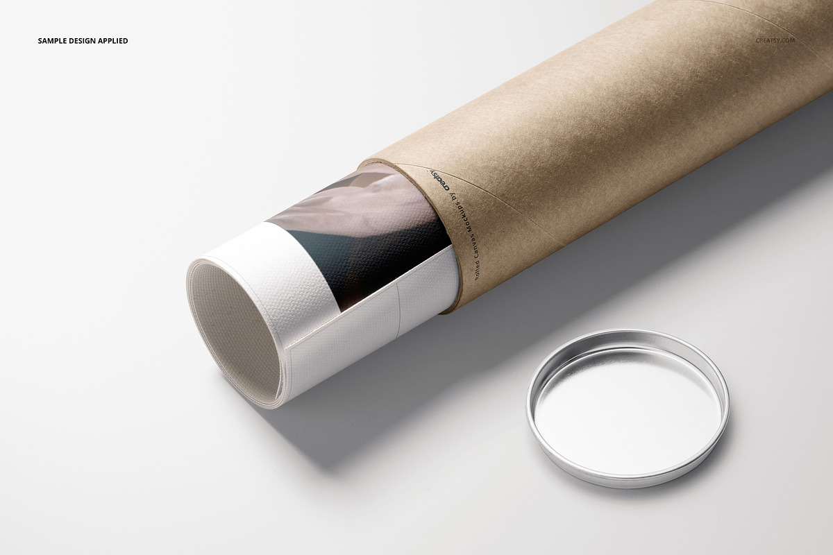 Rolled Canvas Print Mockup Set v.2, a Product Mockup by creatsy5 (Photo 9 of 14)