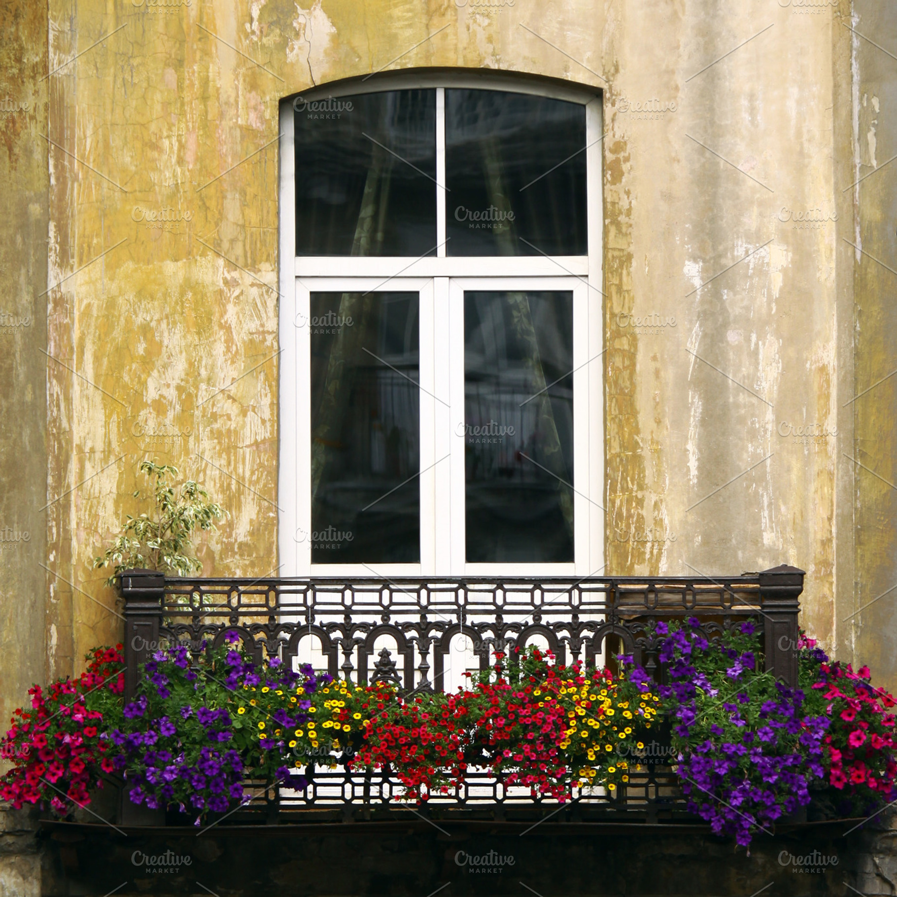 Balcony with flowers, an Architecture Photo by BOOCYS