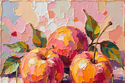 Tropical, Summer Fruit Oil Painting, a Food Illustration by PLUM&FIGS (Thumbnail 16 of 22)