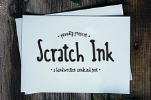 Scratch Ink - A Handwritten Condesed
