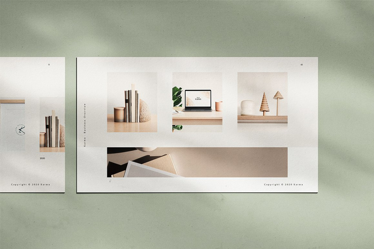 Karma Corporate Presentation, a Presentation Template by Blue Kite Creative (Photo 7 of 19)