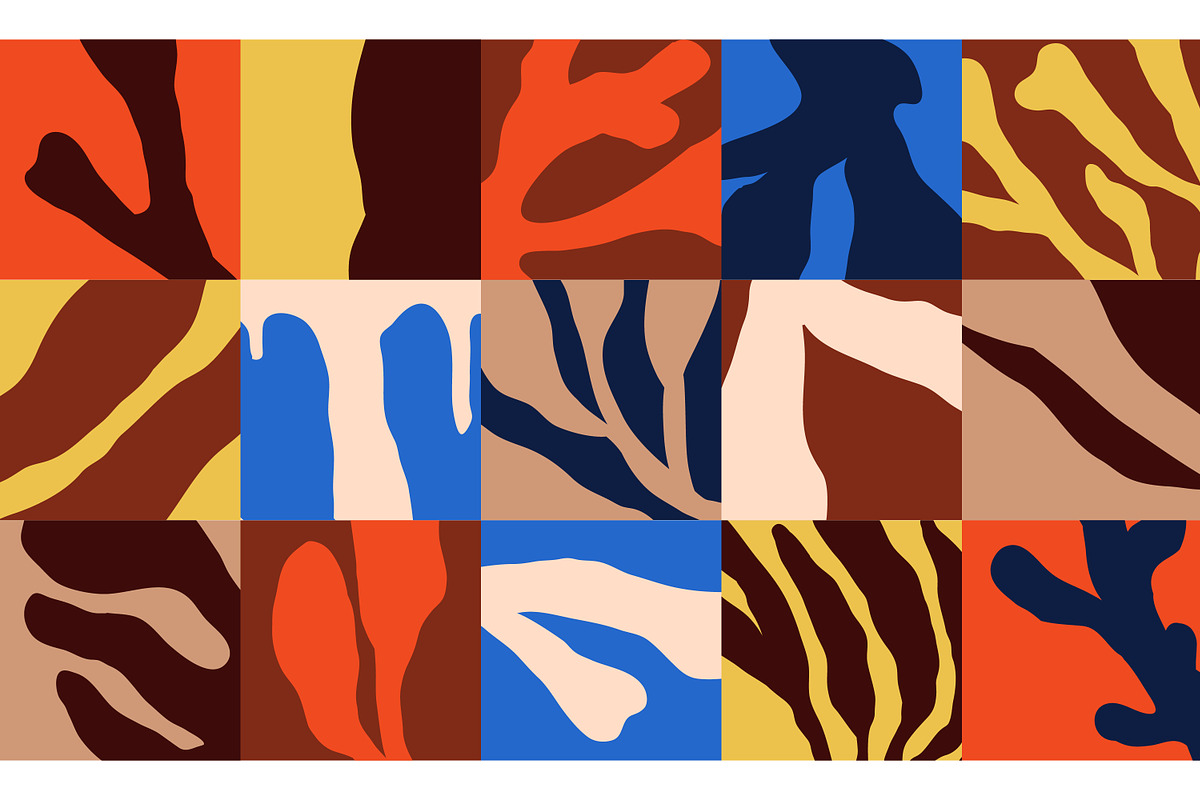 Abstract organic grid backgrounds, a Decorative Illustration by Good Studio (Photo 4 of 7)