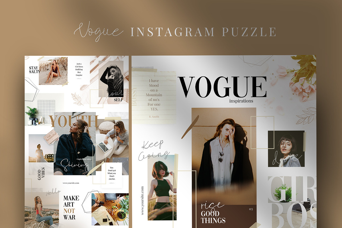 Royal Instagram Bundle Pack, a Social Media Template by Helloxandro (Photo 7 of 26)