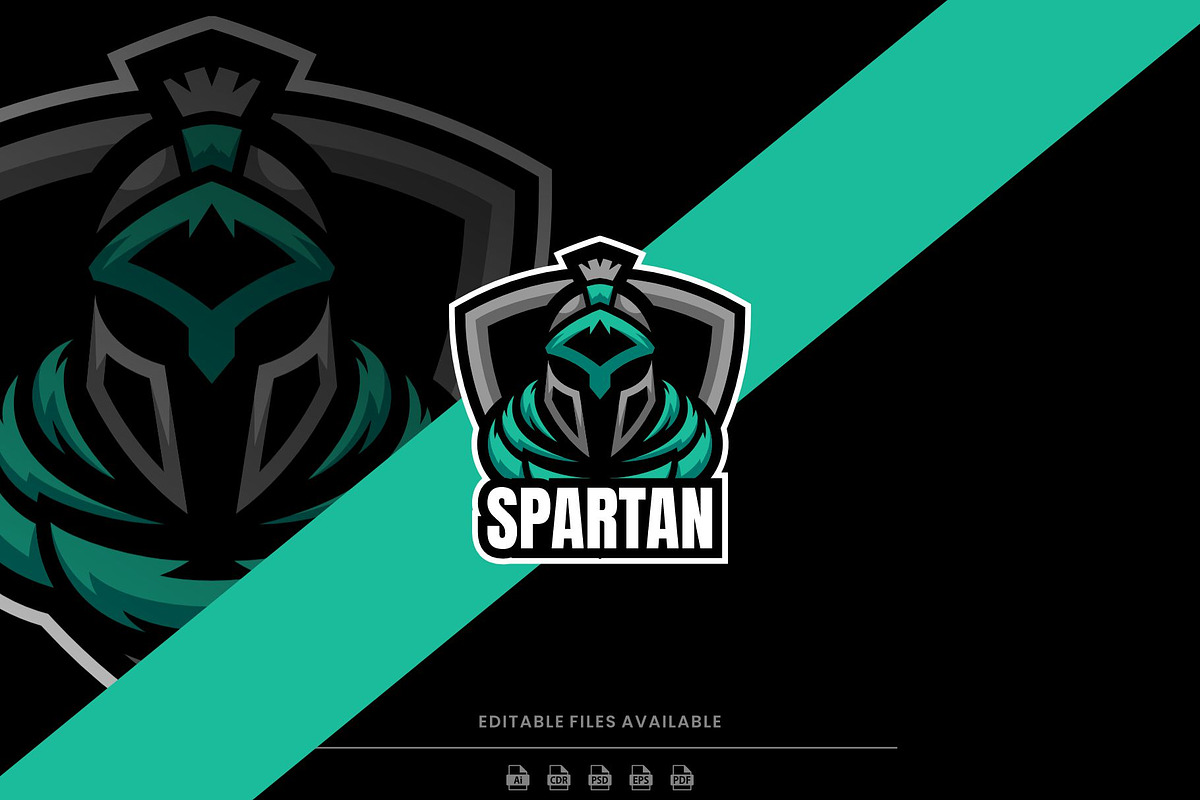 Spartan Mascot Logo Design, a Branding & Logo Template by Artnivora.Std