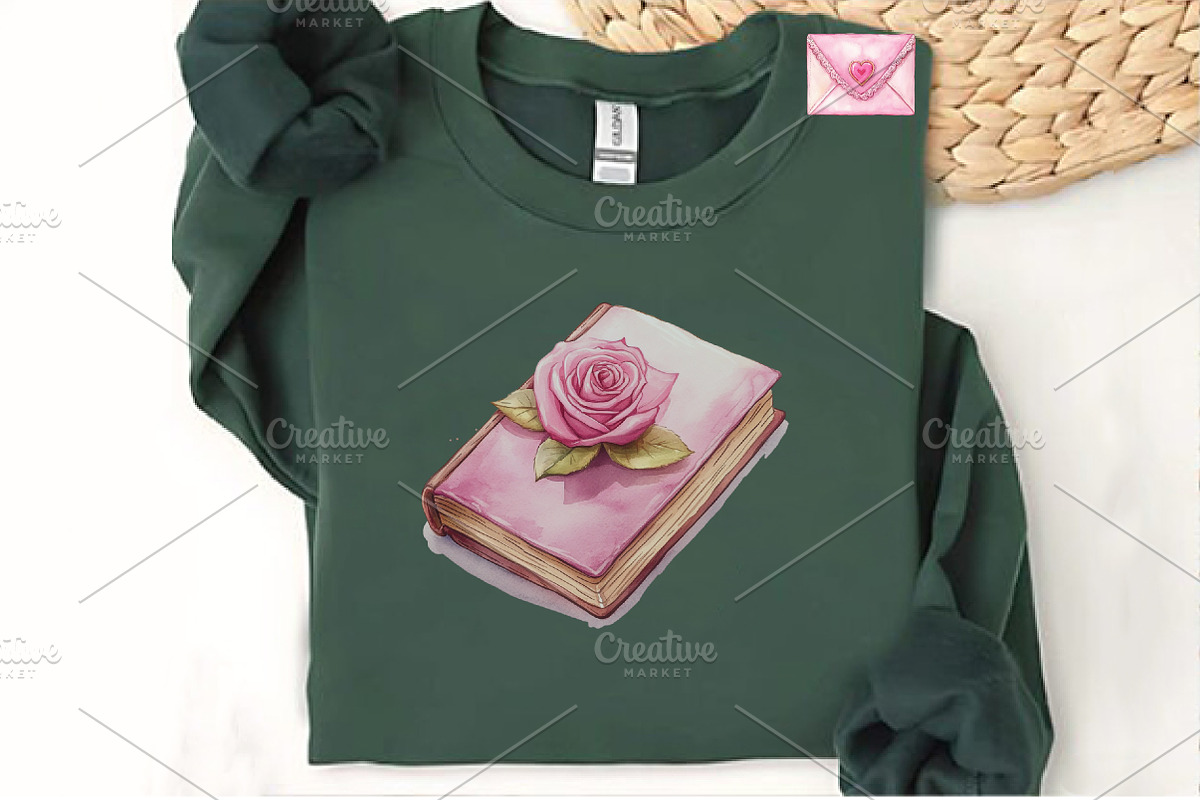 Pink Coquette Mother's Day Clipart, an Illustration by Watercolor design (Photo 10 of 10)