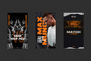 Boxing Instagram Templates, a Social Media Template by Azruca (Thumbnail 5 of 11)