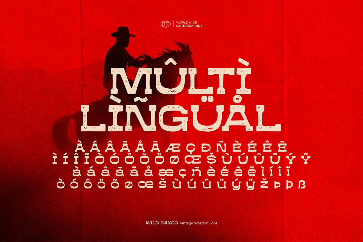 Wild Rango - Vintage Western Font, a Slab Serif Font by ikiiko (Photo 7 of 7)