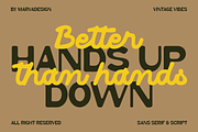 Bolze - Duo Font, a Handwritten Font by Marvadesign (Thumbnail 4 of 9)