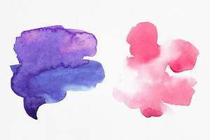 Watercolor Backgrounds And Splashes