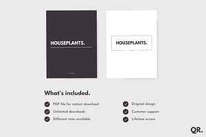 Houseplant Care Printable Planner