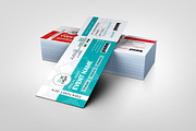 Professional Event Ticket Template, a Card Template by BrandlyTemplate (Thumbnail 3 of 3)