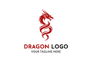 Dragon Powerful Emblem Logo Design, a Branding & Logo Template by Megafox Studio (Thumbnail 1 of 2)