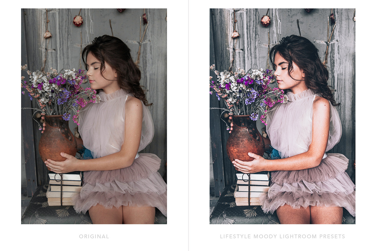 Moody Lifestyle Lightroom presets, an Action Add-On by BeArt-Presets (Photo 2 of 18)