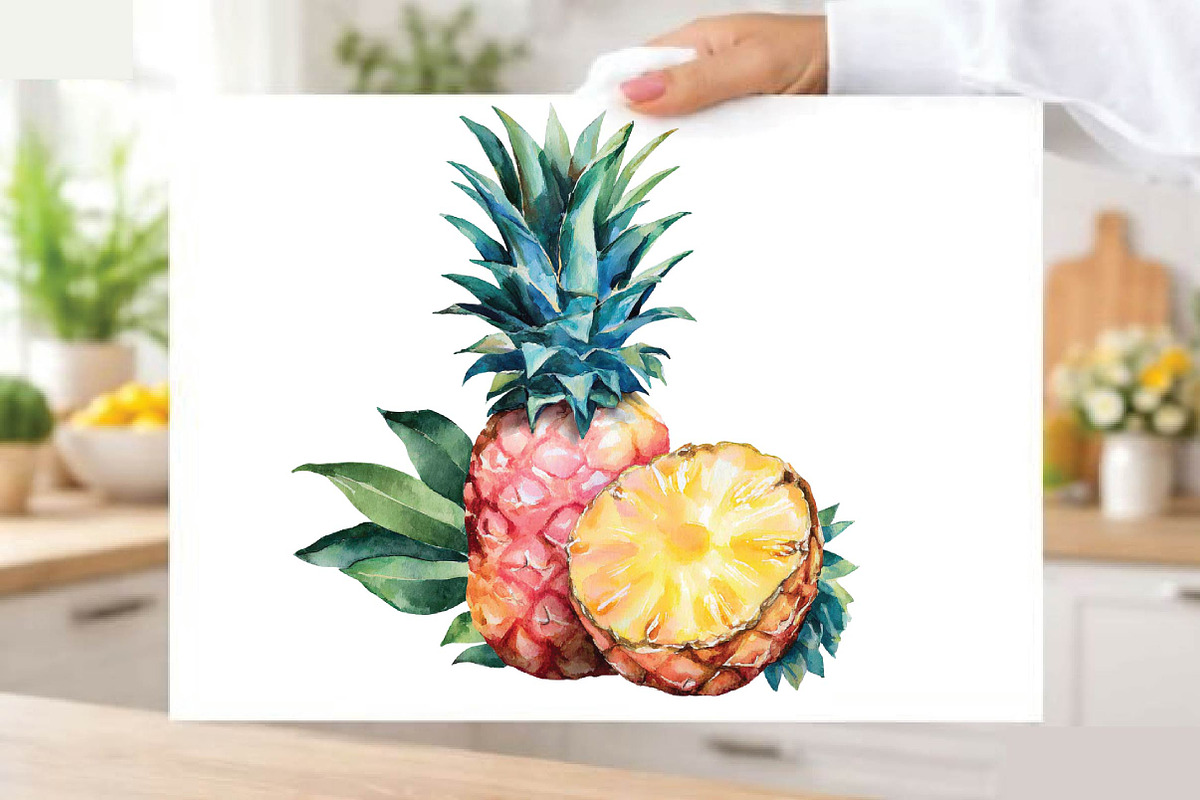Watercolor Summer Beach Clipart, an Illustration by SVGArt (Photo 6 of 9)