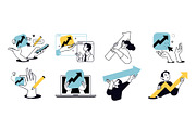 Success business., a Person Illustration by PureSolution (Thumbnail 5 of 6)