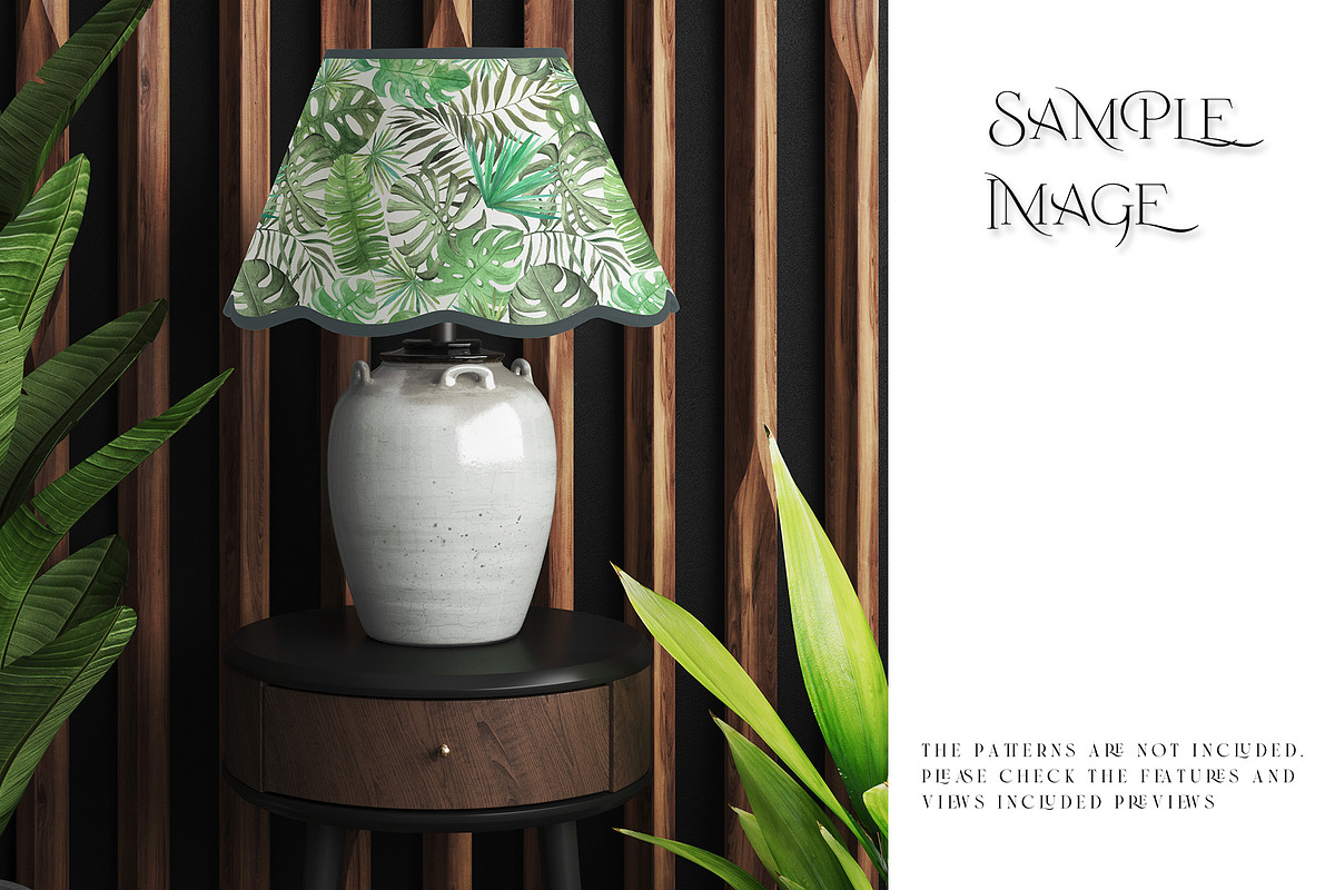 Scalloped Lampshade Mockups, a Product Mockup by mock-ups (Photo 9 of 17)