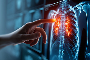 Finger pointing to inflammation, a Health & Medical Photo by MistyDay