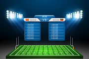 Illustration of American football, a Texture Illustration by S_design (Thumbnail 1 of 3)