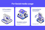 70 AI Isometric illustrations, a Technology Illustration by Vectors Market (Thumbnail 6 of 11)